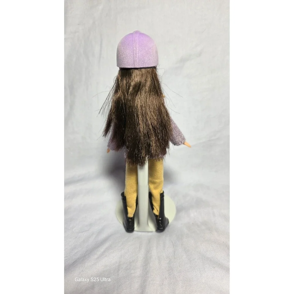 Vintage Licca-chan Doll Equestrian Riding Outfit Purple Tweed Jacket Takara